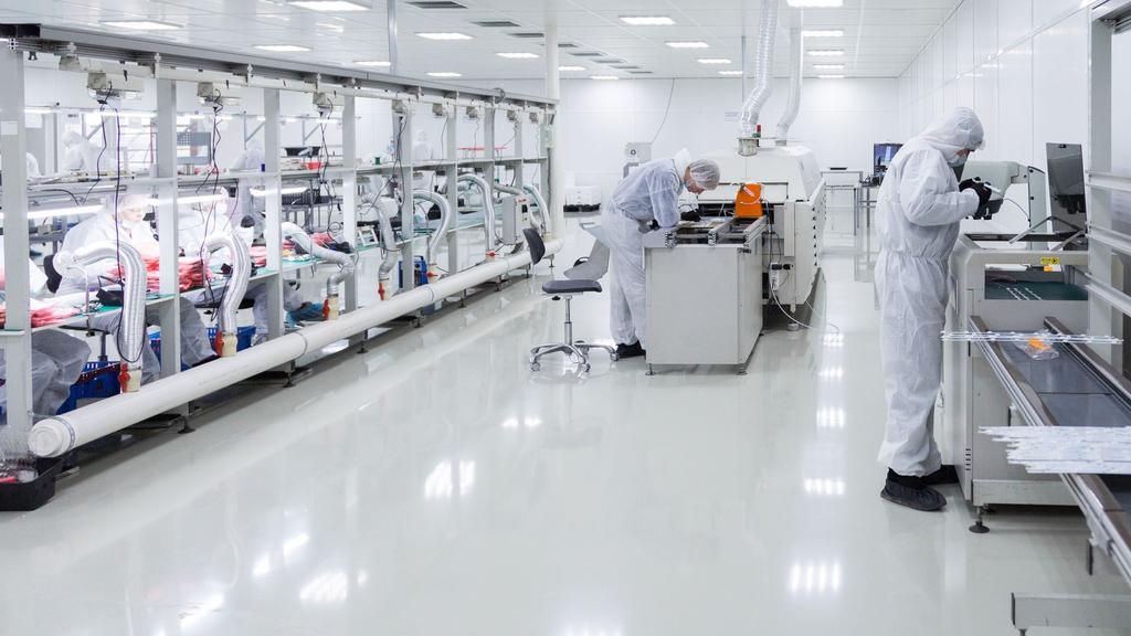 ESD epoxy floor - electronic manufacturing