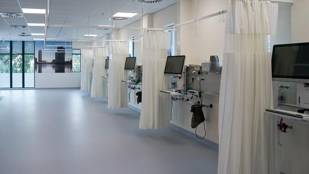 hospital resin floor